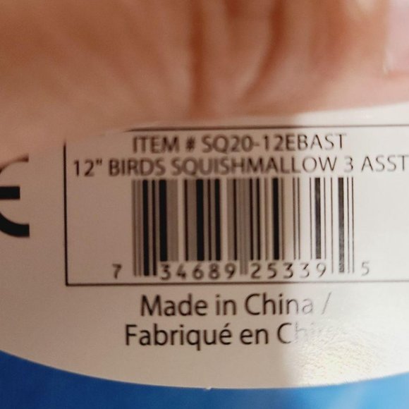 Squismallow Priscilla The Peacock 12 Inch Kellytoy - Picture 4 of 4